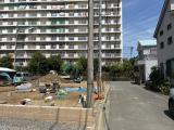 ８月下旬　造成工事中