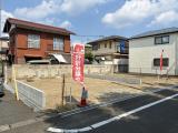 現地写真Ａ号棟側　８月下旬　建築前